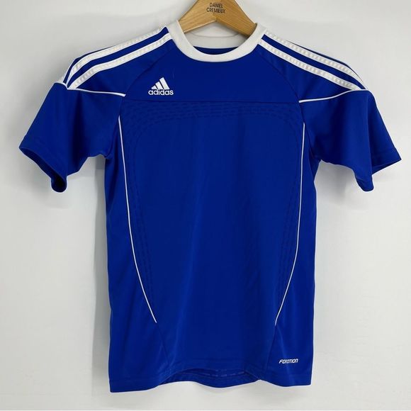 adidas Other - Adidas Formotion 3 Stripe Soccer Jersey Men Size XS Blue Lightweight Sport Shirt